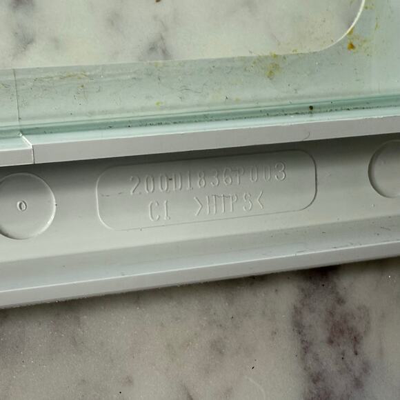 Ge Profile Side By Side Refrigerator Slide Out Glass Shelf 200D1836P003 OEM - Picture 3 of 3
